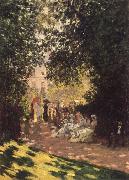 Claude Monet Le Parc Monceau oil painting artist